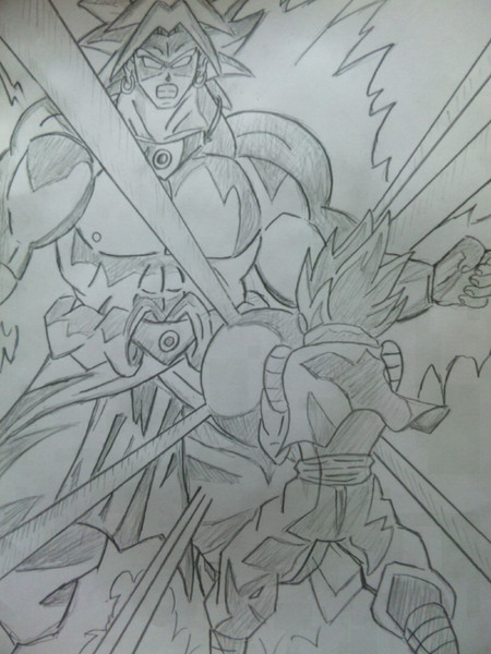 夢の対決 ゴジータｖｓブロリー ｗａｙ さんのイラスト ニコニコ静画 イラスト