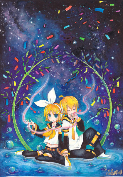 水彩 コピック 七夕 うずピ さんのイラスト ニコニコ静画 イラスト