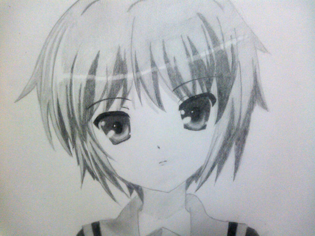 長門有希 鉛筆 Cxc さんのイラスト ニコニコ静画 イラスト