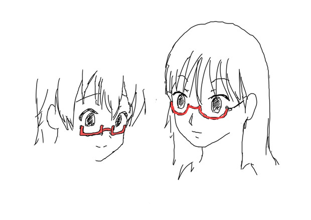 真鍋和と佐隈りん子 めがね属性 さんのイラスト ニコニコ静画 イラスト