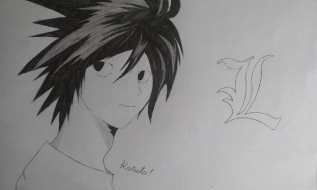 デスノートl描いてみた ニコニコ静画 イラスト