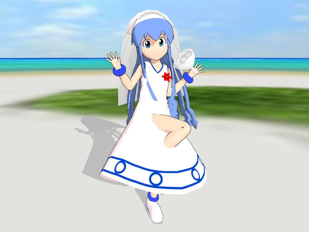 Mmd イカ娘さんをお嫁に貰っては Do Dai ﾐﾃﾏｽﾖｰ猫山p さんのイラスト ニコニコ静画 イラスト