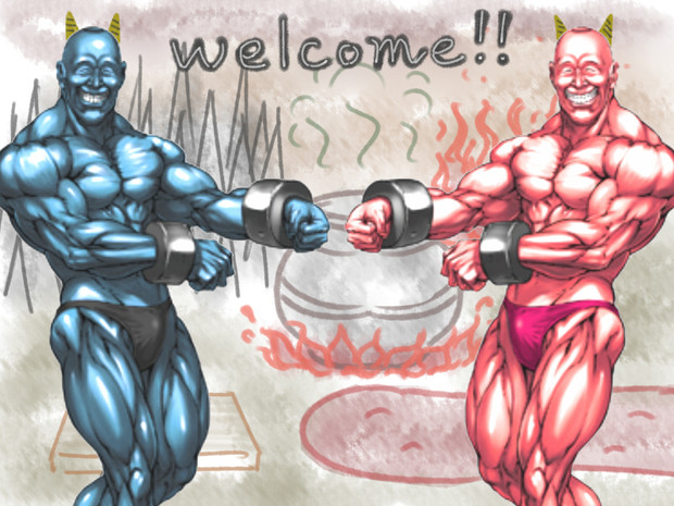 地獄の赤鬼青鬼 Kappa369 2 さんのイラスト ニコニコ静画 イラスト