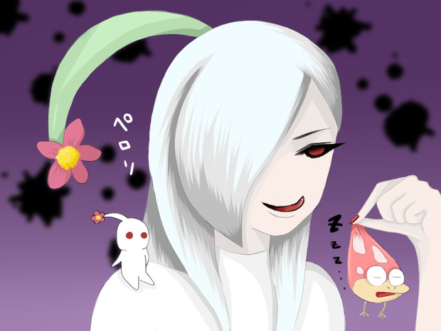 白ピクミン ニコニコ静画 イラスト