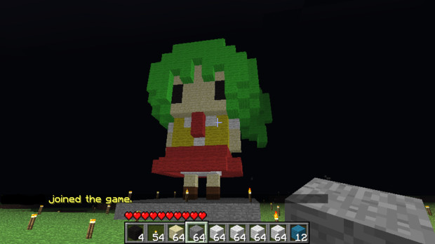 Minecraft 園崎魅音作ってみた 3dドット絵 でゅえっと さんのイラスト ニコニコ静画 イラスト