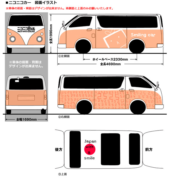 笑顔車 ニコニコ静画 イラスト