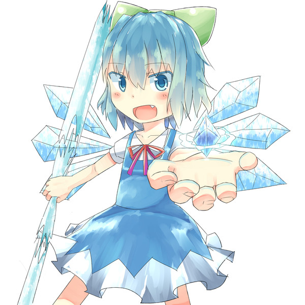 チルノ立ち絵 ｑ武 さんのイラスト ニコニコ静画 イラスト