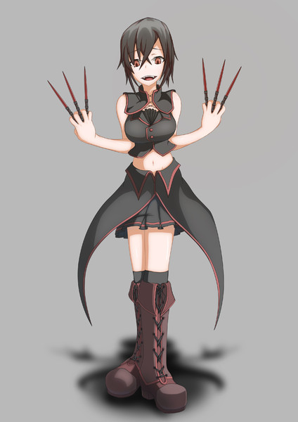 武器構えてる子 ポイフル さんのイラスト ニコニコ静画 イラスト