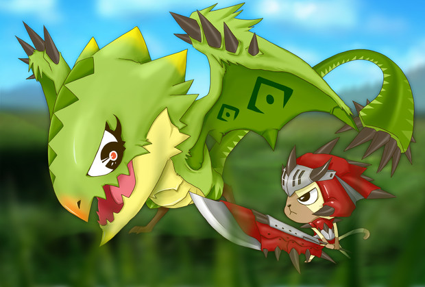 母は強しリオレイア戦 Va Chi さんのイラスト ニコニコ静画 イラスト