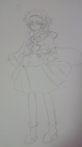 手書き絵は さとり様 模写しました 小学生以来 ニコニコ静画 イラスト
