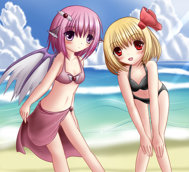 夏と言ったらやっぱり水着だ 理朱 さんのイラスト ニコニコ静画 イラスト