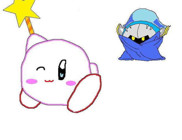 カービィとメタナイト 梨銀 さんのイラスト ニコニコ静画 イラスト
