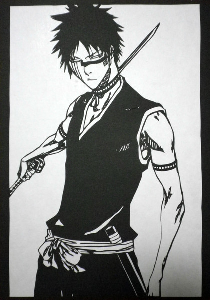 切り絵 檜佐木副隊長 Bleach Nau さんのイラスト ニコニコ静画 イラスト