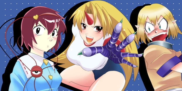 ある三人の漫画家が東方絵を描いたら 雨存 あまぞん さんのイラスト ニコニコ静画 イラスト