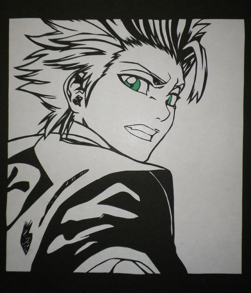 切り絵 日番谷隊長 Bleach Nau さんのイラスト ニコニコ静画 イラスト