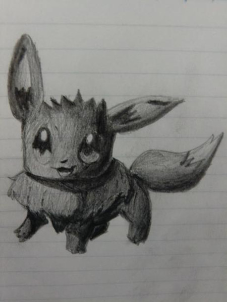 鉛筆でイーブイを描いてみた しばこー さんのイラスト ニコニコ静画 イラスト