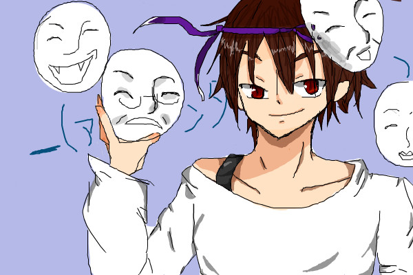 歌い手の アンダーバー さん描いてみたwith十面相 鴉 レイブン さんのイラスト ニコニコ静画 イラスト