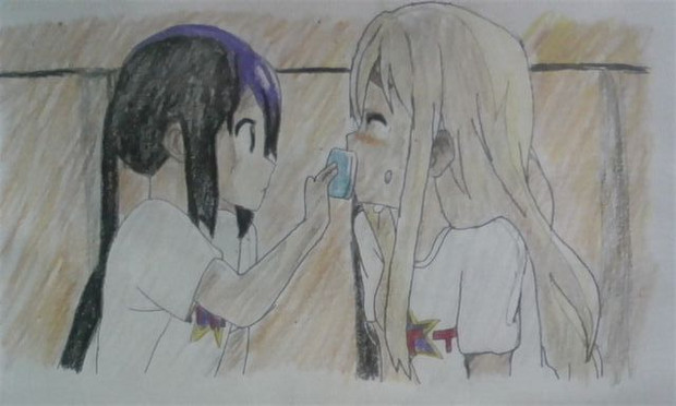 けいおん 話の梓とムギを描いてみた なおっ さんのイラスト ニコニコ静画 イラスト