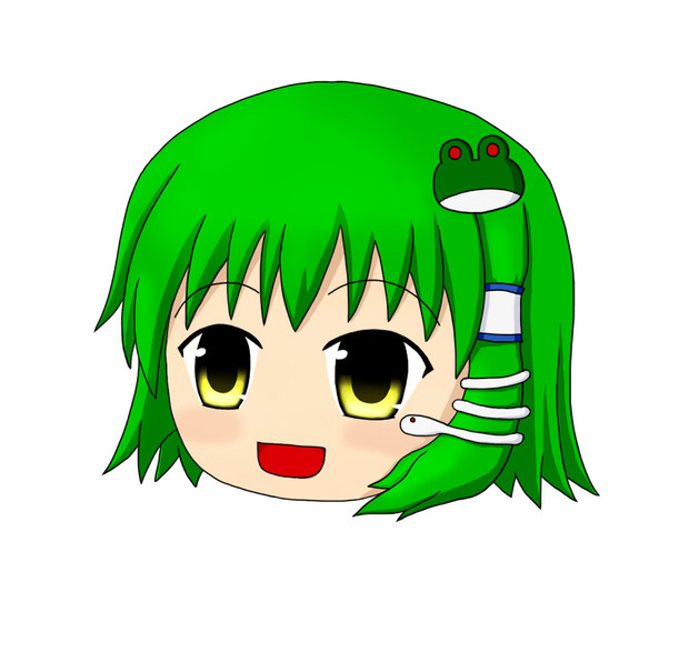 ゆっくり早苗 ニコニコ静画 イラスト