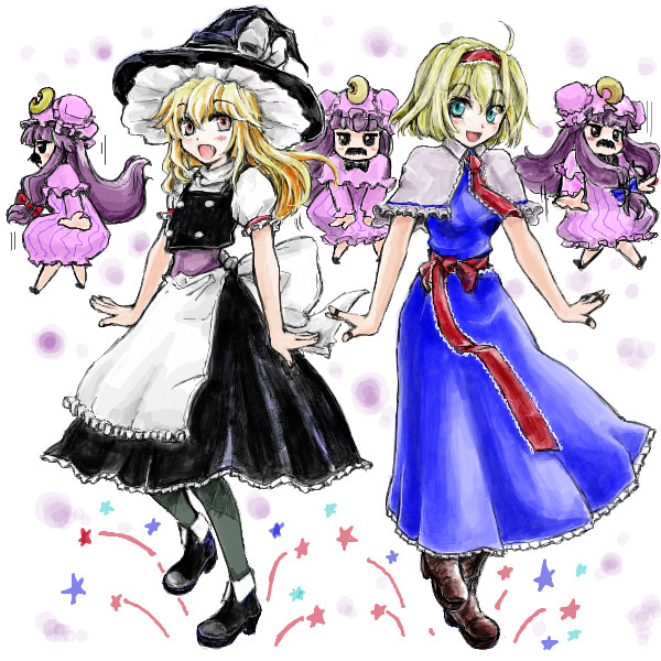 魔法使い達がﾋｹﾞﾀﾞﾝｽを踊ってくれたよ ななしー さんのイラスト ニコニコ静画 イラスト