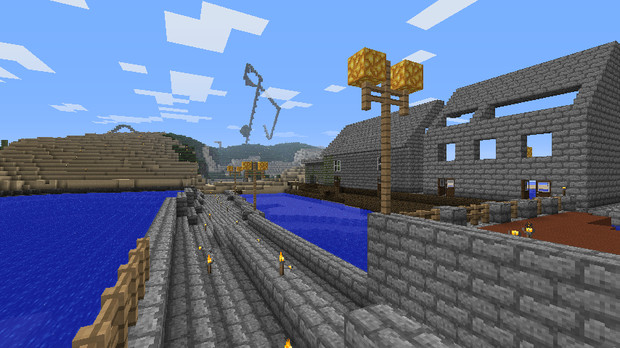 マインクラフトで北海道つくってやんよ 小樽運河 制作中 Kukuo さんのイラスト ニコニコ静画 イラスト