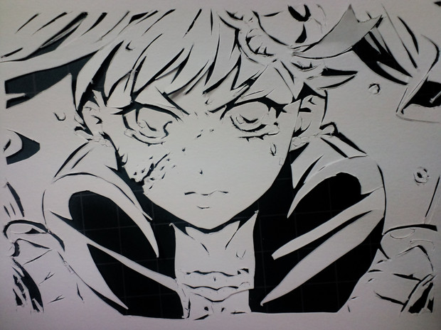びっくりするほど難しかった 切り絵 黒執事リジー 鈴らん さんのイラスト ニコニコ静画 イラスト
