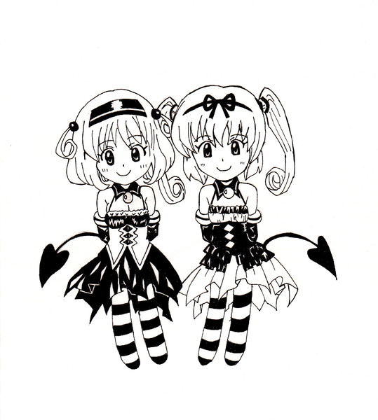 モモ ナナ 模写してみた ゆた さんのイラスト ニコニコ静画 イラスト