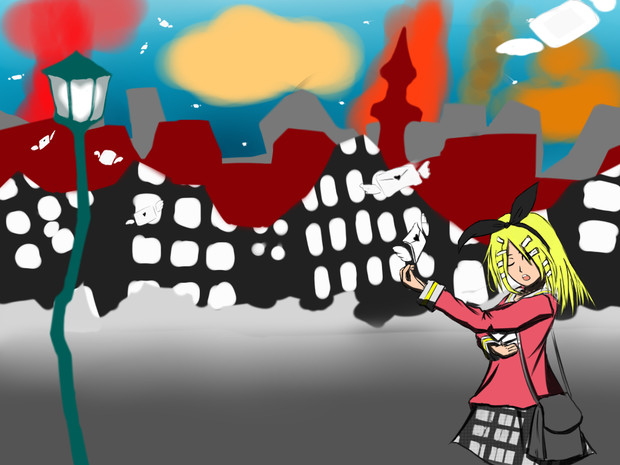 しゅうまつがやってくる 名月 さんのイラスト ニコニコ静画 イラスト