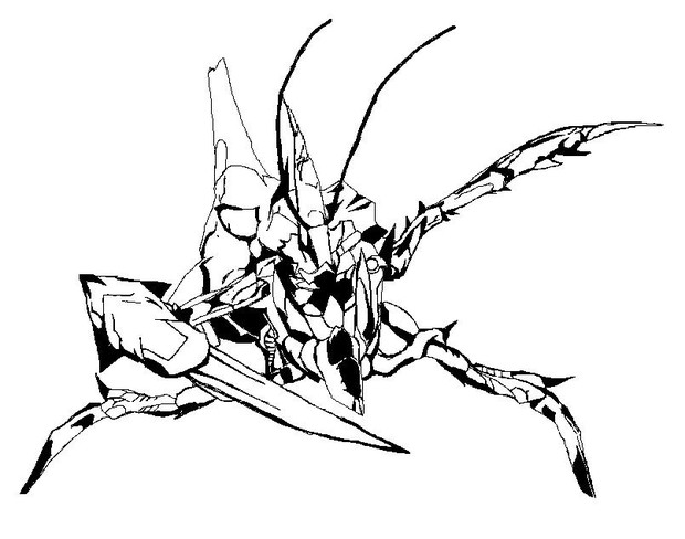ペイント マウス ショウグンギザミを直線 曲線ツール無しで描いてみた Shutch さんのイラスト ニコニコ静画 イラスト