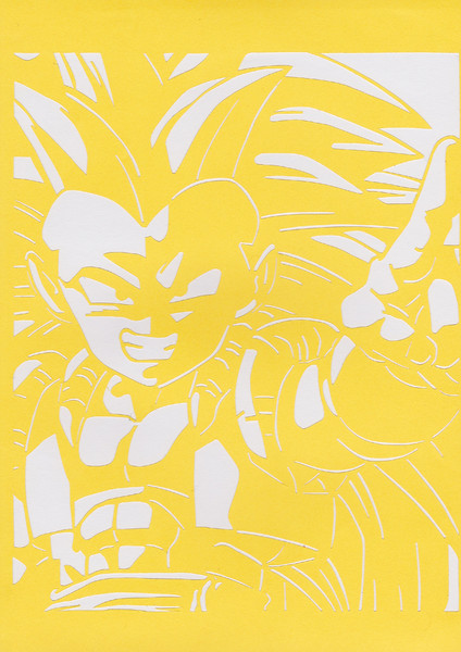 【切り絵】ゴテンクス【ドラゴンボール】