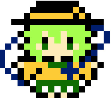 東方 古明地こいし ドット絵 Happysystem さんのイラスト ニコニコ静画 イラスト