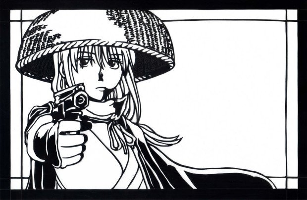 銀魂 陸奥 切り絵 お母ちゃん さんのイラスト ニコニコ静画 イラスト
