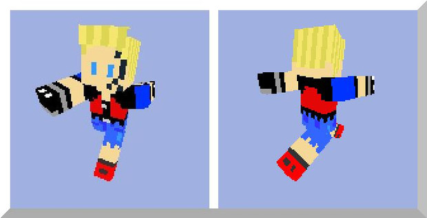 Ff8 ゼルのminecraft用スキン エディタ画像 おやかた さんのイラスト ニコニコ静画 イラスト
