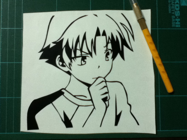 吉井明久 カッティングシートで切ってみた Zem さんのイラスト ニコニコ静画 イラスト