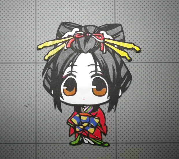 切り絵 22千鶴ちゃん 島原 薄桜鬼 Nau さんのイラスト ニコニコ静画 イラスト