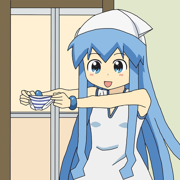 イカ娘とパンツ ニコニコ静画 イラスト