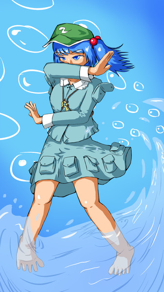 にとり 厨二病のポーズ ジョナ さんのイラスト ニコニコ静画 イラスト