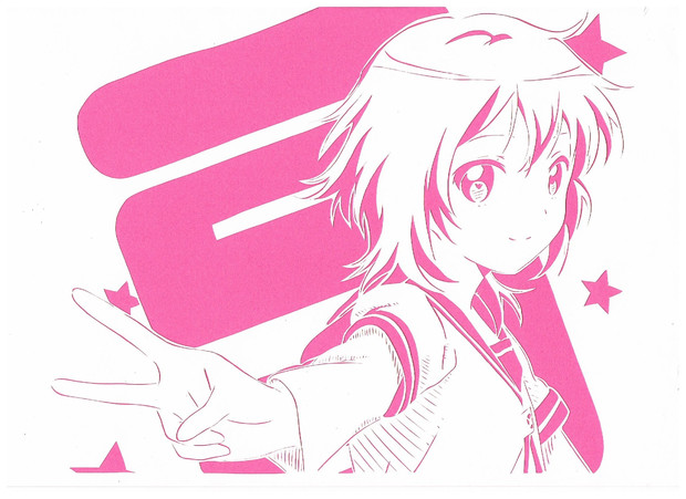 切り絵でゆるゆり だんごメタル さんのイラスト ニコニコ静画 イラスト