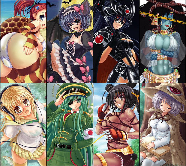 擬人化詰め合わせ２ くろわな さんのイラスト ニコニコ静画 イラスト