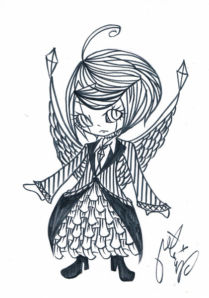 切り絵原画 ニコニコ静画 イラスト