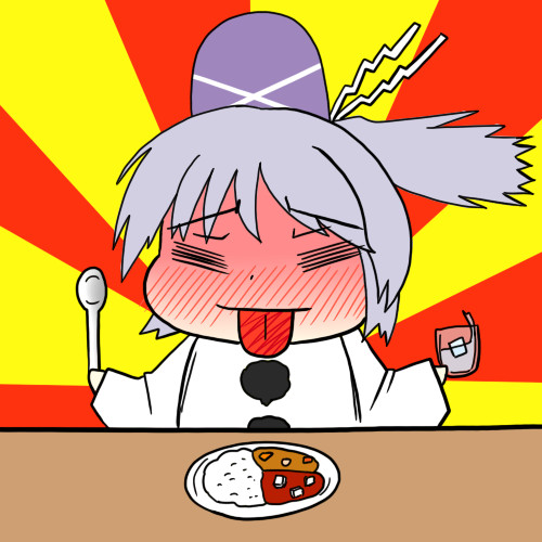 マーボーカレーがおいしいことを教えられたけど辛いことを忘れていた布都ちゃん ながつき ゆう さんのイラスト ニコニコ静画 イラスト