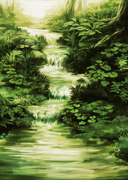 水の流れる場所 いちかわ さんのイラスト ニコニコ静画 イラスト
