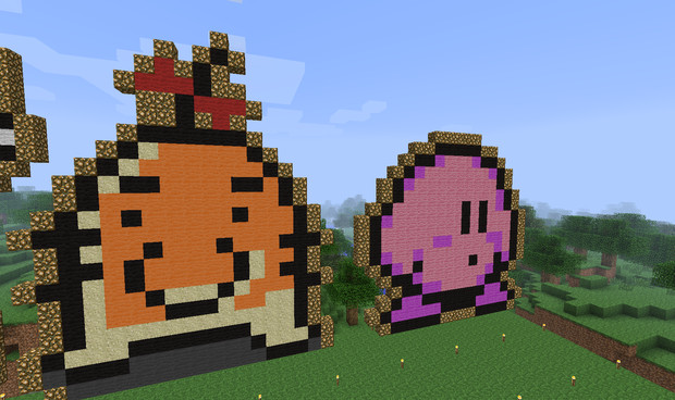 Minecraft どせいさん カービィ ドット 坂本 さんのイラスト ニコニコ静画 イラスト