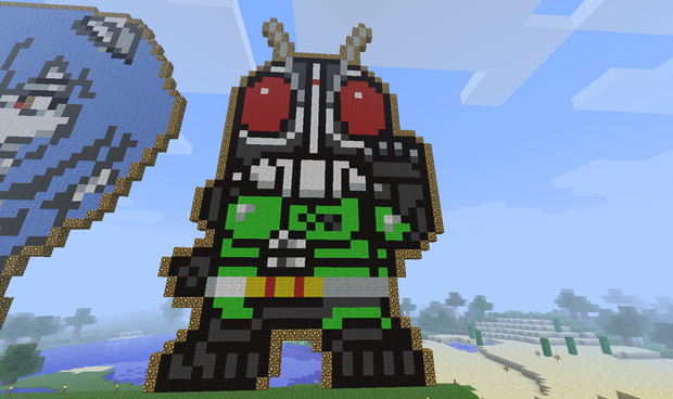 Minecraft 仮面ライダーblack Rx ドット 坂本 さんのイラスト ニコニコ静画 イラスト