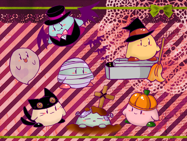 カービィ ハロウィン パピコ Atf さんのイラスト ニコニコ静画 イラスト