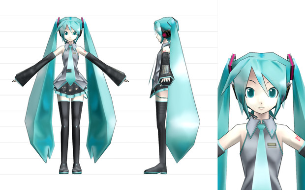 初音ミク@七葉1052式(仮)物理演算仕様ver.1.031