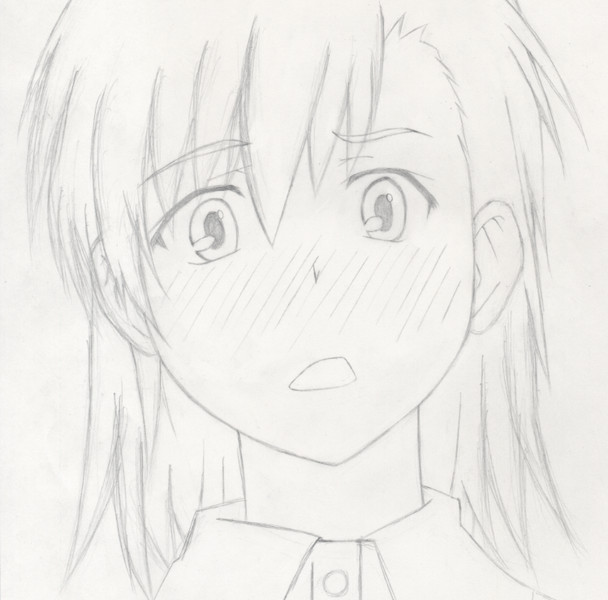 御坂美琴 とある魔術の禁書目録18話の赤面シーンのラフ画 幸せ探索隊 さんのイラスト ニコニコ静画 イラスト