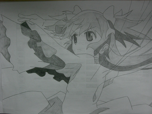 魔法少女まどか マギカ アルティメットまどかver 01 描いてみた 愛知アニメーション さんのイラスト ニコニコ静画 イラスト