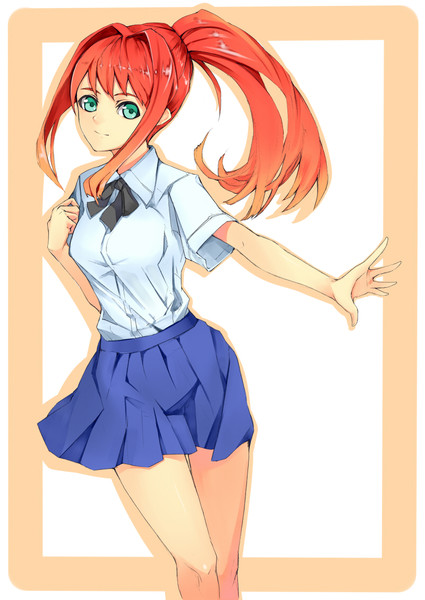 赤髪ポニーテール じゅん さんのイラスト ニコニコ静画 イラスト