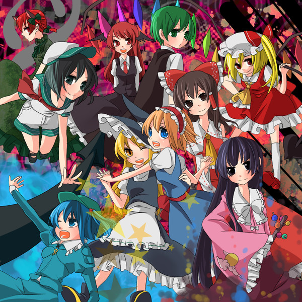 東方キャラ達を 角の人 さんのイラスト ニコニコ静画 イラスト